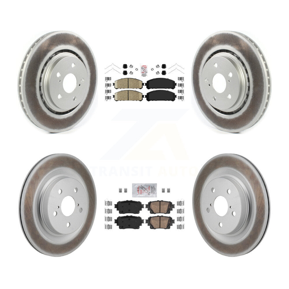 Kit de plaquettes en céramique avant et arrière et Rotor de frein revêtu, pour Lexus NX350h NX35 2022 – 2023