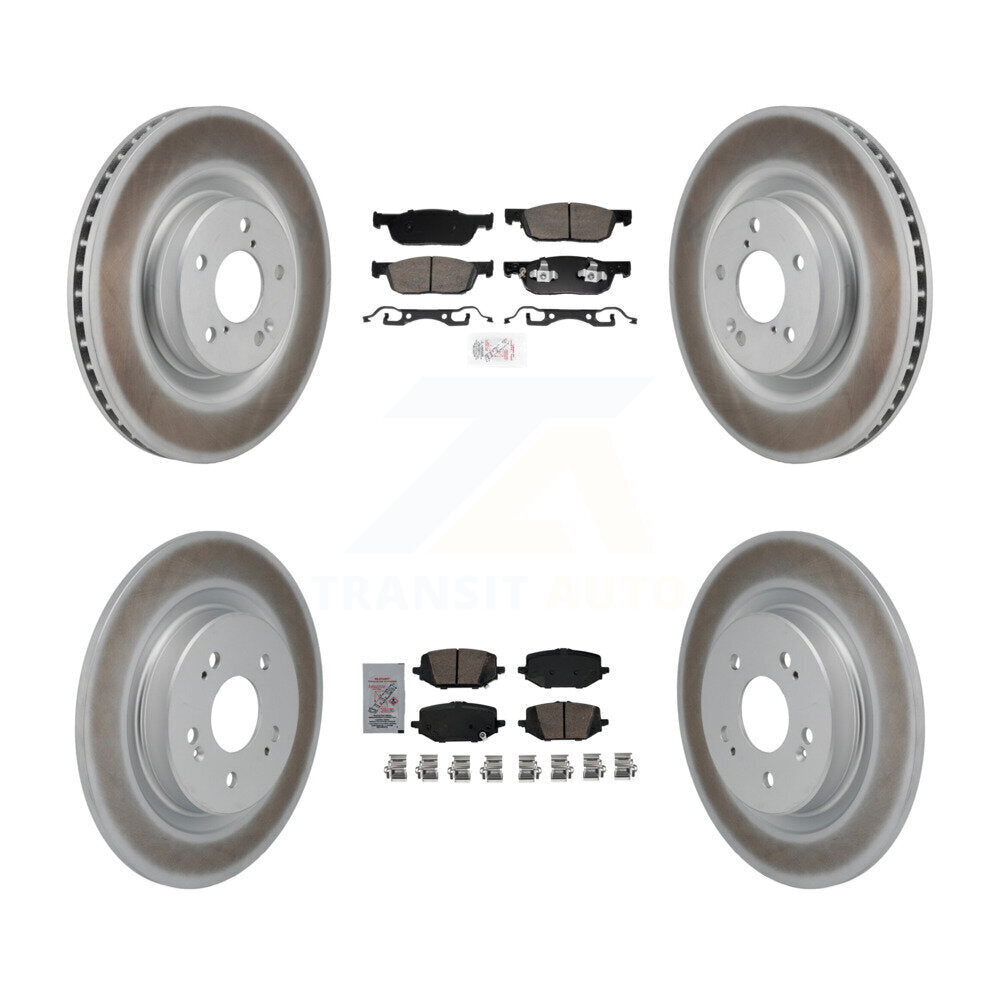 Kit de rotors de frein à disque recouverts de plaquettes en céramique avant et arrière, pour Acura MDX 2022 2023 3.5