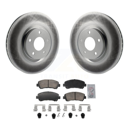 Rotors de frein à disque à revêtement avant et kit de plaquettes en céramique pour Nissan Sentra Juke