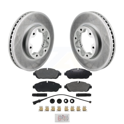 Kit de plaquettes de frein semi-métalliques avec revêtement avant, pour Ford Transit-250 Transit-35