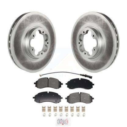 Kit de plaquettes de frein semi-métalliques avec revêtement avant, pour Ford Transit-250 Transit-35