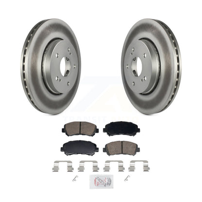 Rotors de frein à disque avec revêtement avant et kit de plaquettes en céramique pour Suzuki Kizash 2010-2013