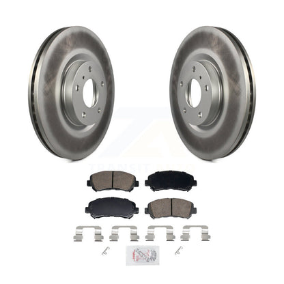 Rotors de frein à disque à revêtement avant et kit de plaquettes en céramique pour Nissan Maxima KGA-10621