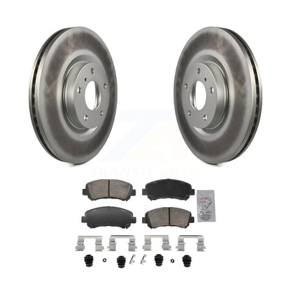 Rotors de frein à disque à revêtement avant et kit de plaquettes en céramique pour Nissan Maxima KGA-10621
