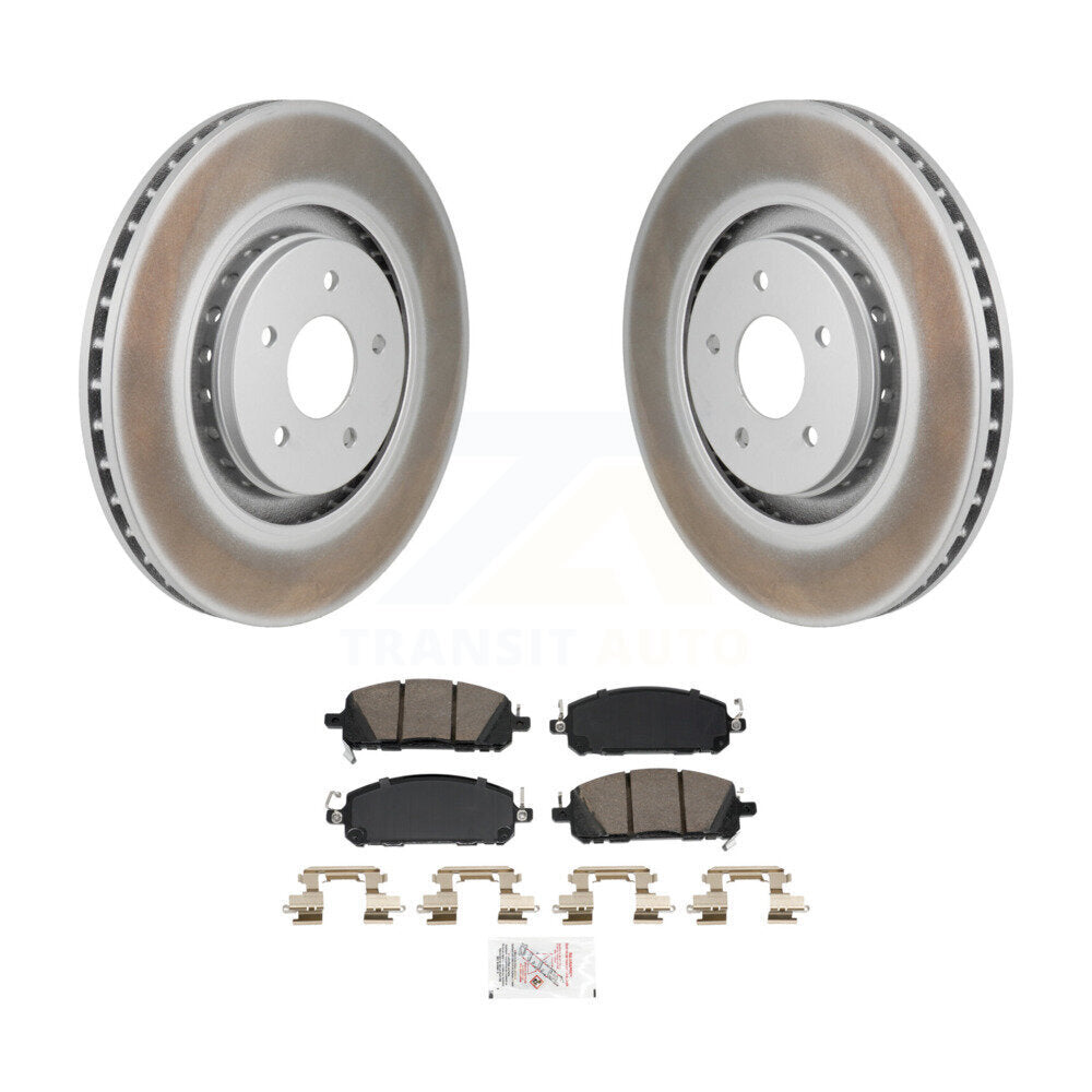 Kit de plaquettes de frein en céramique, rotors de frein avant, pour Mitsubishi Outlander Nissan INFINIT