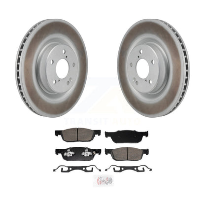 Kit de rotors de frein à disque à revêtement avant et de plaquettes en céramique pour Acura MDX 2022 2023 3.5