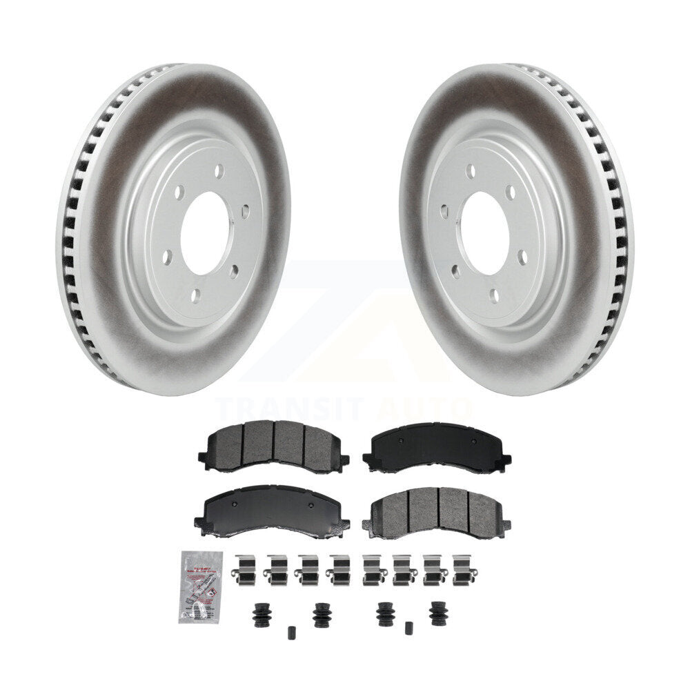 Kit de plaquettes de frein semi-métalliques pour rotors de frein avant pour Ford F-150 Lightnin 2022 – 2023