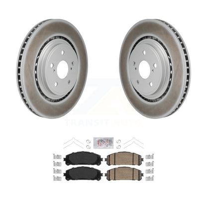 Rotors de frein à disque à revêtement avant et kit de plaquettes en céramique pour Toyota Highlande 2020 – 2023