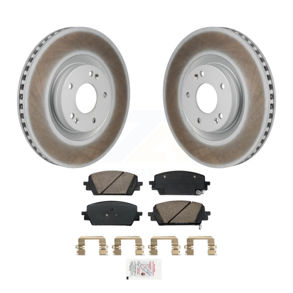 Rotor de frein à revêtement avant et Kit de plaquettes en céramique, pour Hyundai Santa Fe Kia Sorento Cru
