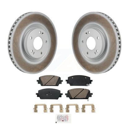 Rotor de frein à revêtement avant et Kit de plaquettes en céramique, pour Hyundai Santa Fe Kia Sorento Cru