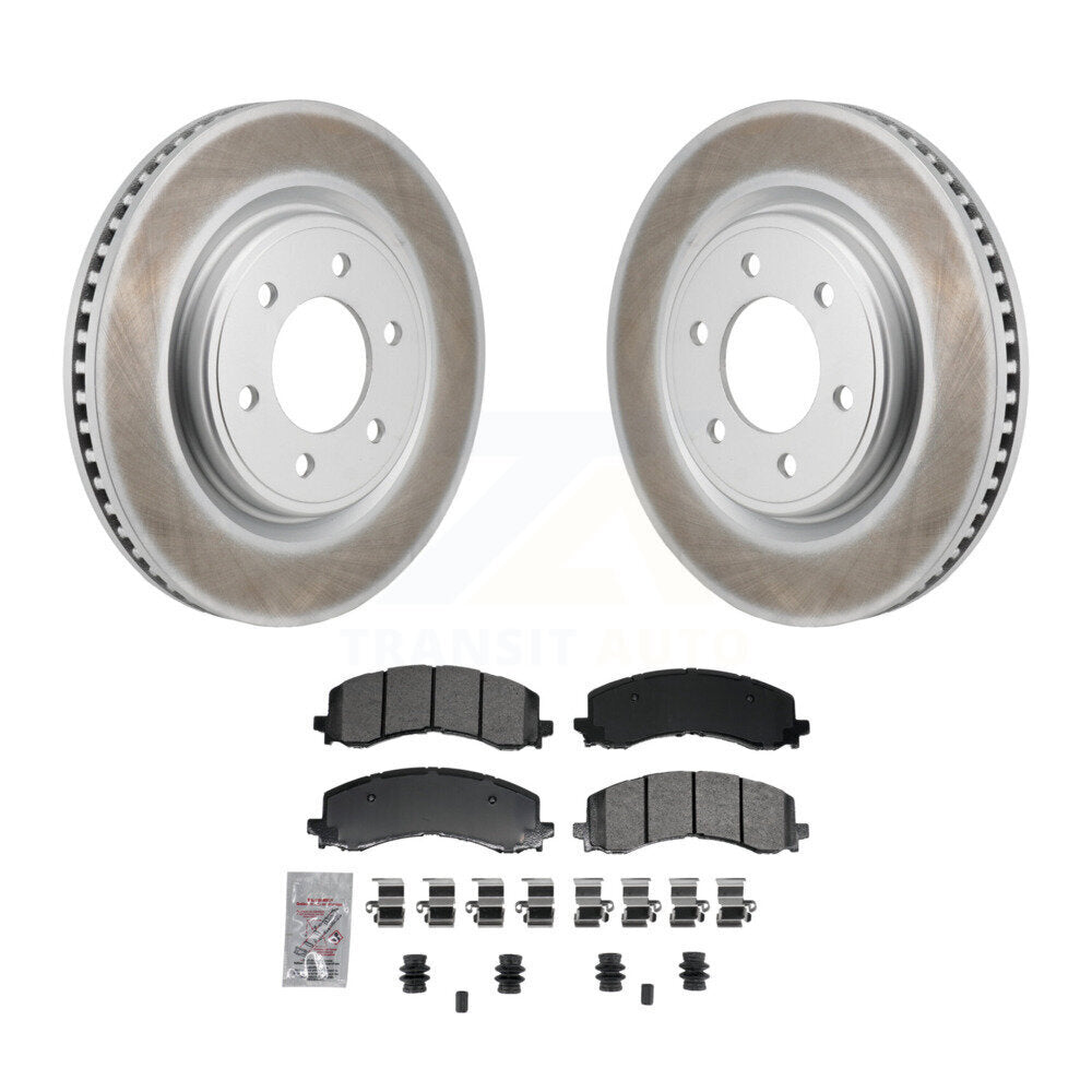 Kit de plaquettes de frein semi-métalliques avec revêtement avant, pour Ford F-150 Bronco Expeditio