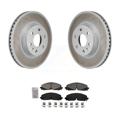 Rotors de frein à disque à revêtement avant, Kit de plaquettes en céramique pour Chevrolet Colorado GMC Canyo