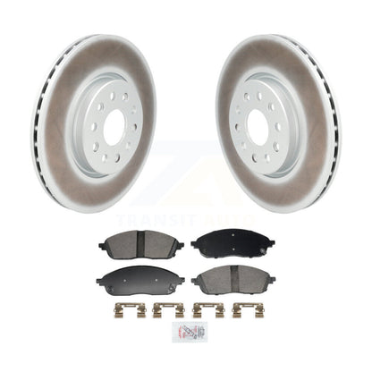 Kit de rotors de frein à disque à revêtement avant et de plaquettes en céramique pour Jeep Grand Cherokee L