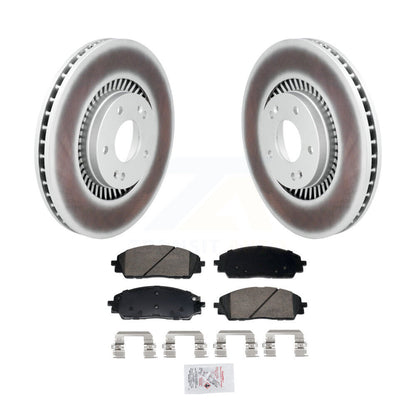 Kit de rotors de frein à disque à revêtement avant et de plaquettes en céramique pour Kia Carnival 2022 – 2024