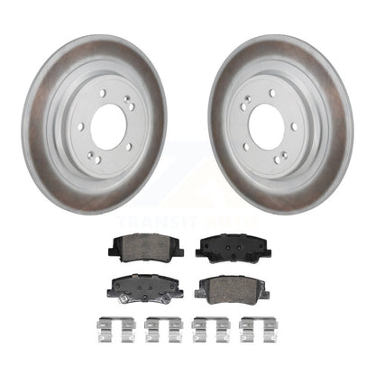 Rotor de frein à disque à revêtement arrière et Kit de plaquettes en céramique pour Hyundai Tucson Kia Sportag
