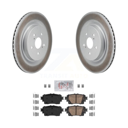 Rotor de frein à disque à revêtement arrière et kit de plaquettes en céramique pour Toyota Highlande 2020 – 2023