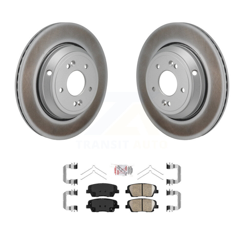 Rotor de frein à disque à revêtement arrière et Kit de plaquettes en céramique pour Genesis G70 Kia Stinger G8