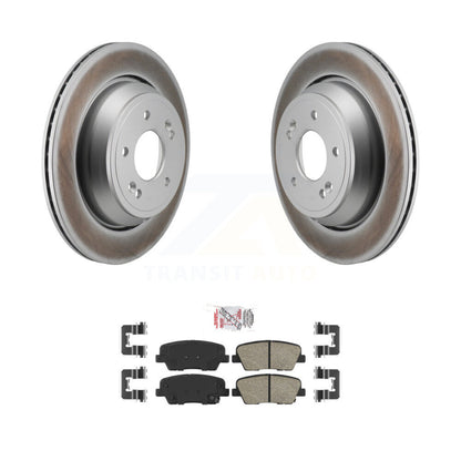 Kit de rotors de frein à disque à revêtement arrière et de plaquettes en céramique, pour Hyundai Equus Kia K900