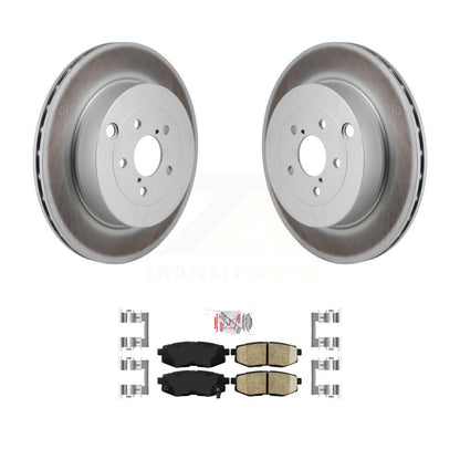 Kit de rotors de frein à disque à revêtement arrière et de plaquettes en céramique pour Subaru BRZ Toyota 86