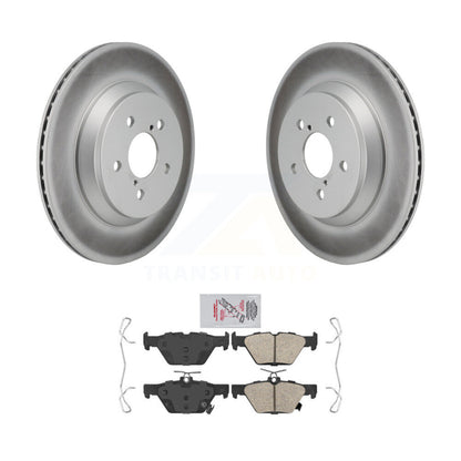 Kit de rotors de frein à disque à revêtement arrière et de plaquettes en céramique pour Subaru Crosstrek