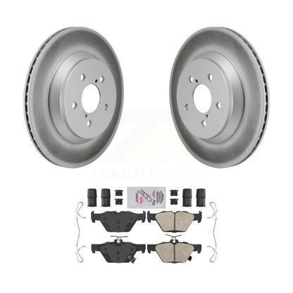 Kit de rotors de frein à disque à revêtement arrière et de plaquettes en céramique pour Subaru Crosstrek