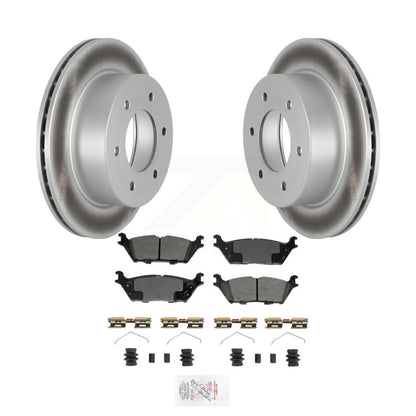 Kit de plaquettes de frein à disque semi-métalliques pour rotors de frein arrière pour Ford Bronco 2022 2023 3.0