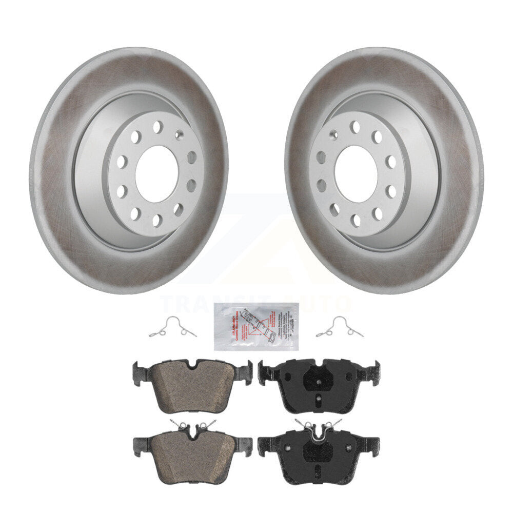 Kit de rotors de frein à disque à revêtement arrière et de plaquettes semi-métalliques pour Mercedes-Benz C300