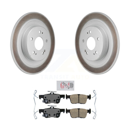 Kit de disques de frein à disque à revêtement arrière et de plaquettes en céramique pour Acura TLX 2021 – 2023