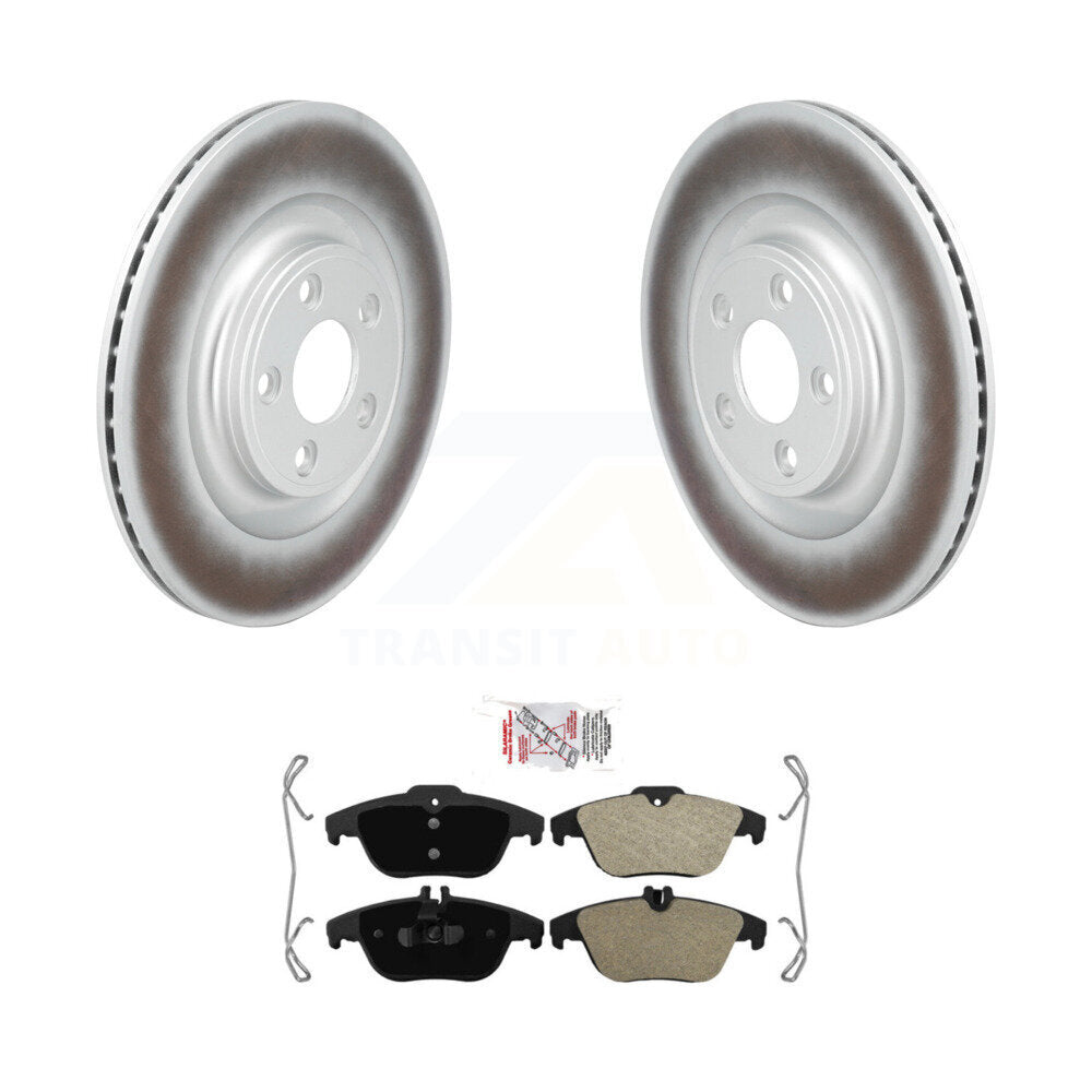 Rotor de frein à disque à revêtement arrière et kit de plaquettes semi-métalliques pour Mercedes-Benz E40 2017