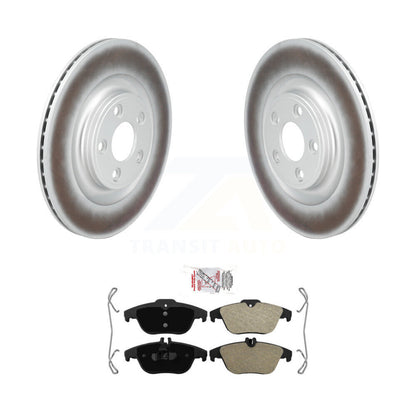 Rotor de frein à disque à revêtement arrière et kit de plaquettes semi-métalliques pour Mercedes-Benz E40 2017