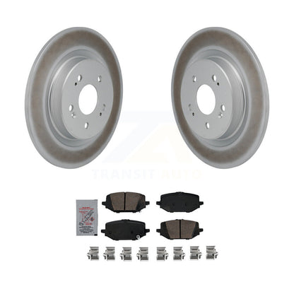 Kit de rotors de frein à disque à revêtement arrière et de plaquettes en céramique pour Acura MDX 2022 – 2024