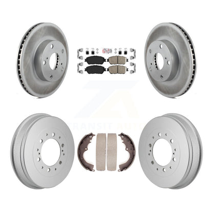 Kit de tambour de revêtement de tampon en céramique de Rotor de frein à disque avant et arrière pour 2015 Toyota Tacoma 4W