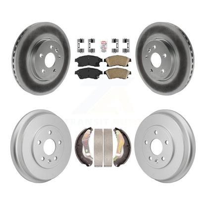 Kit de tambour avec revêtement en céramique, Rotors de frein avant et arrière, pour Chevrolet Sonic R 13-14