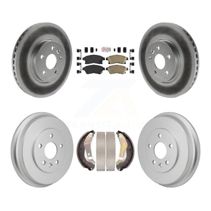 Kit de tambour avec revêtement en céramique, Rotors de frein avant et arrière, pour Chevrolet Sonic R 13-14