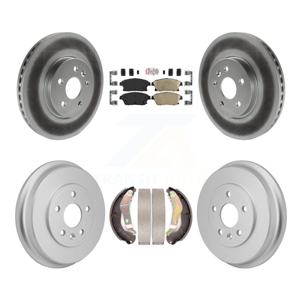 Kit de tambour avec revêtement en céramique, Rotors de frein avant et arrière, pour Chevrolet Tra 2013 – 2017