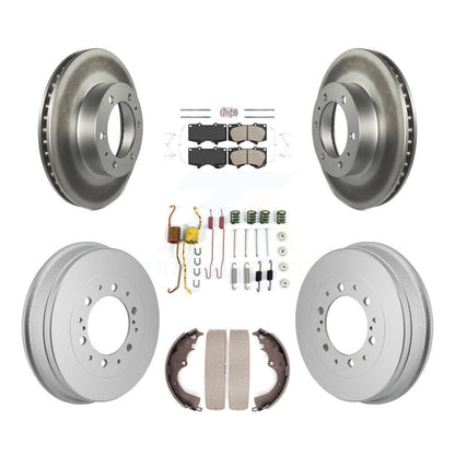 Kit de tambour avec revêtement en céramique, Rotors de frein à disque avant et arrière (7 pièces) pour Toyota Tacom