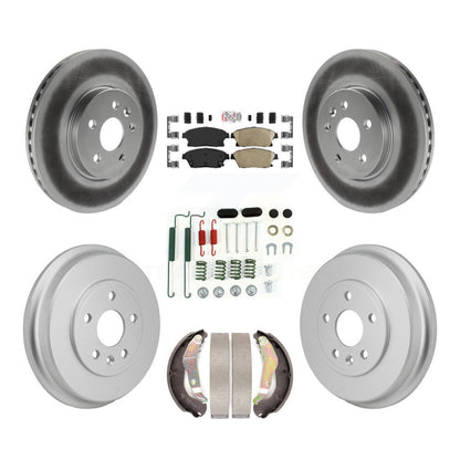 Kit de tambour avec revêtement en céramique, Rotor de frein à disque avant et arrière (7 pièces) pour Chevrolet Tra