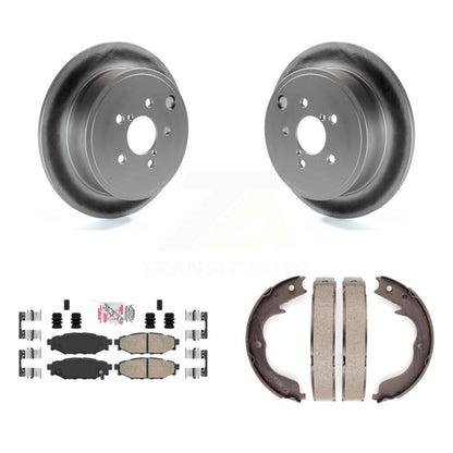 Kit de chaussures de stationnement avec Rotors recouverts de disque arrière, tampons en céramique, pour Subaru Impreza Legac