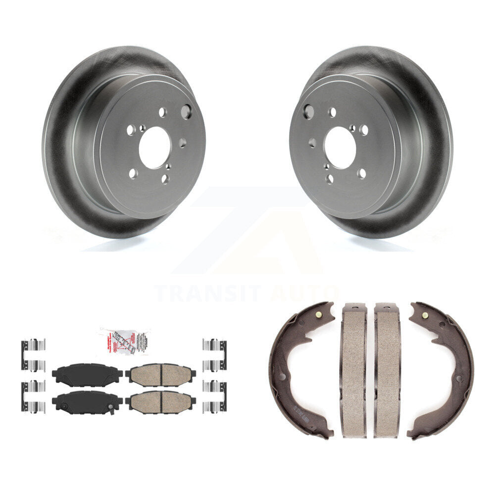 Kit de chaussures de stationnement avec Rotors recouverts de disque arrière, tampons en céramique, pour Subaru Impreza Legac