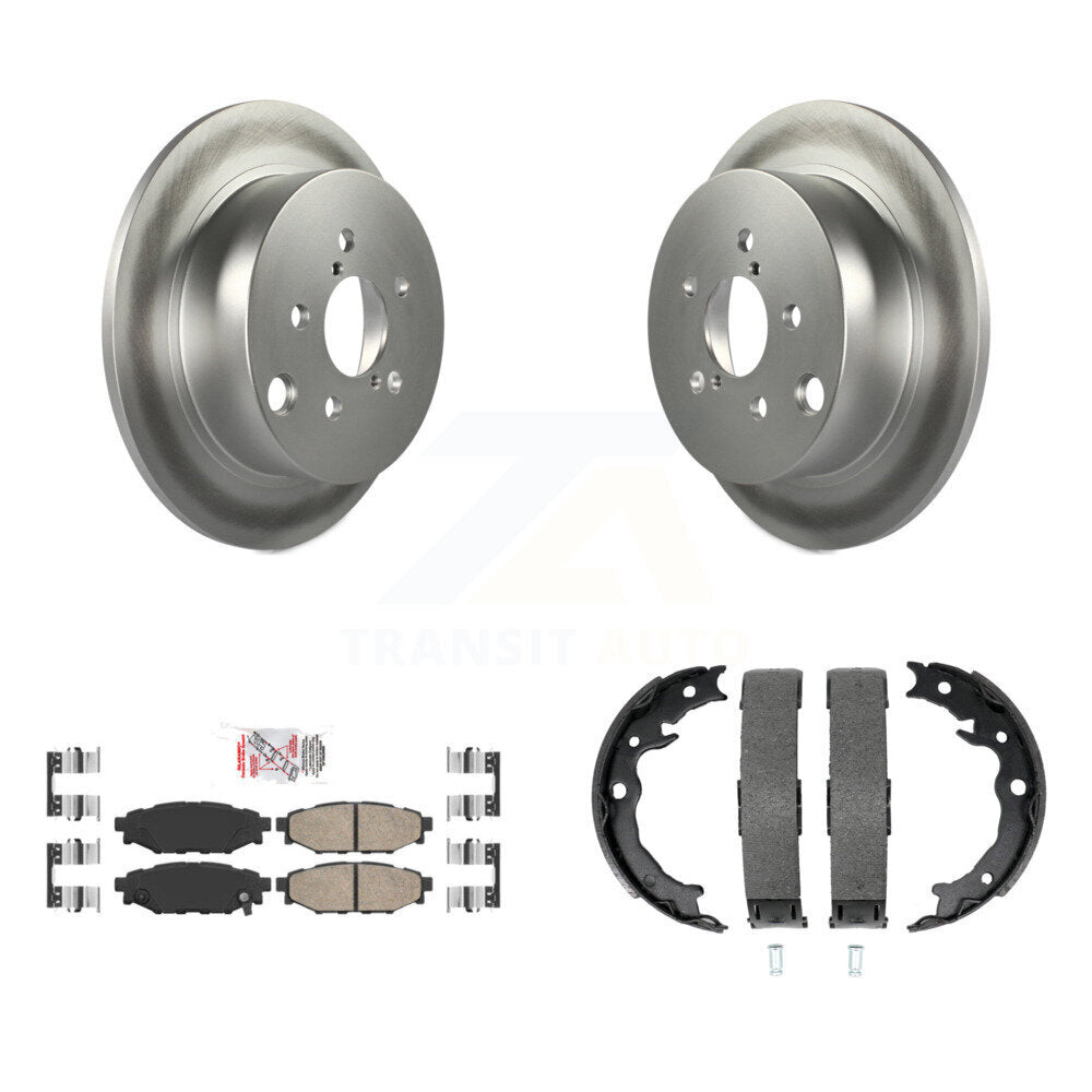 Kit de plaquettes en céramique et de chaussures de stationnement, Rotors recouverts de disques arrière, pour Subaru Crosstrek X