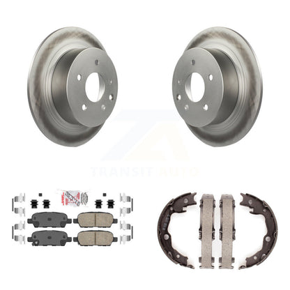 Kit de plaquettes en céramique et de patins de frein de stationnement, Rotors à revêtement de disque arrière pour Nissan Sentr