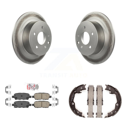 Kit de plaquettes en céramique et de patins de frein de stationnement, Rotors à revêtement de disque arrière pour Nissan Sentr