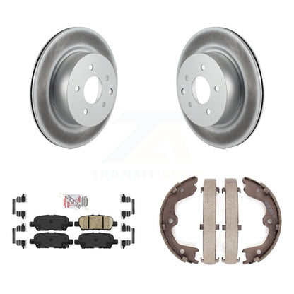 Kit de plaquettes en céramique et de chaussures de stationnement pour Rotors arrière avec revêtement de disque, pour Nissan Maxima QX50