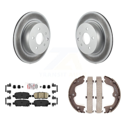 Kit de plaquettes en céramique et de chaussures de stationnement pour Rotors arrière avec revêtement de disque, pour Nissan Maxima QX50