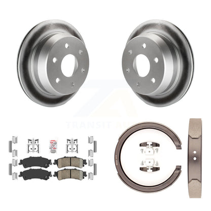 Kit de chaussures de stationnement avec Rotors recouverts de disques arrière, tampons en céramique, pour Chevrolet GMC 1500 X