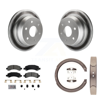 Kit de chaussures de stationnement pour Chevrolet 1500, Rotors à revêtement de disque arrière, plaquettes semi-métalliques