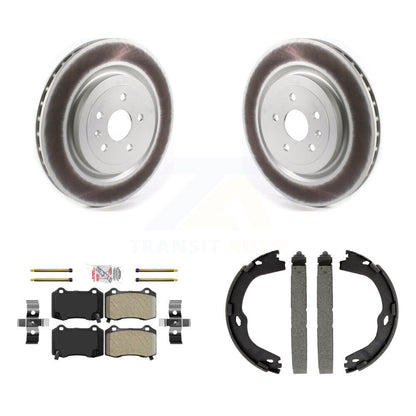Kit de plaquettes semi-métalliques et de chaussures de stationnement, Rotors recouverts de disques arrière, pour Chevrolet CT