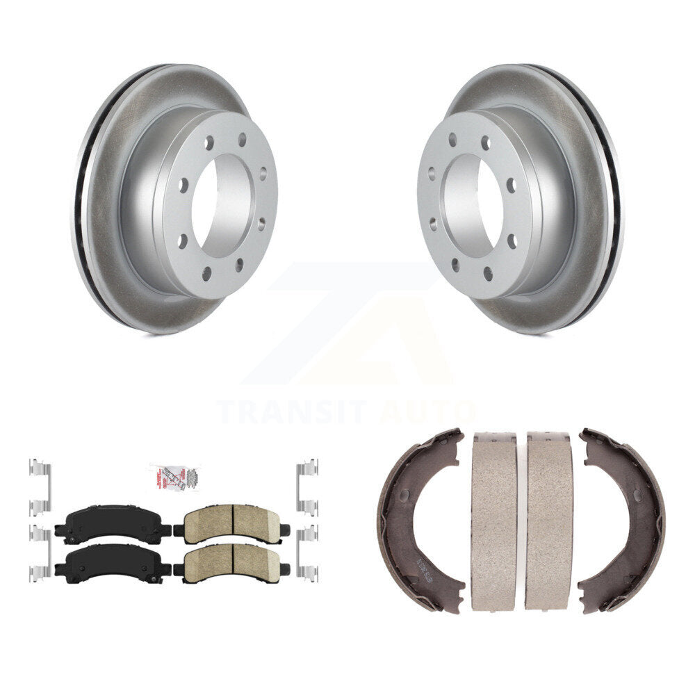 Kit de chaussures de stationnement avec Rotors recouverts de disque arrière, tampons en céramique, pour Chevrolet GMC Expres