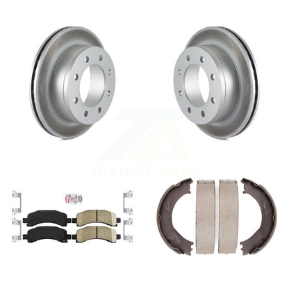 Kit de chaussures de stationnement avec Rotors recouverts de disque arrière, tampons en céramique, pour Chevrolet GMC Expres