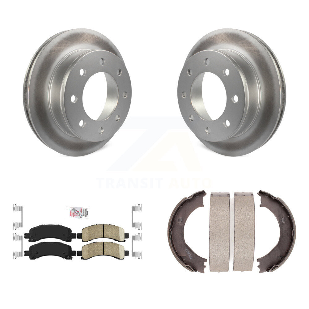 Kit de chaussures de stationnement avec Rotors recouverts de disques arrière, tampons en céramique, pour Chevrolet Express GM